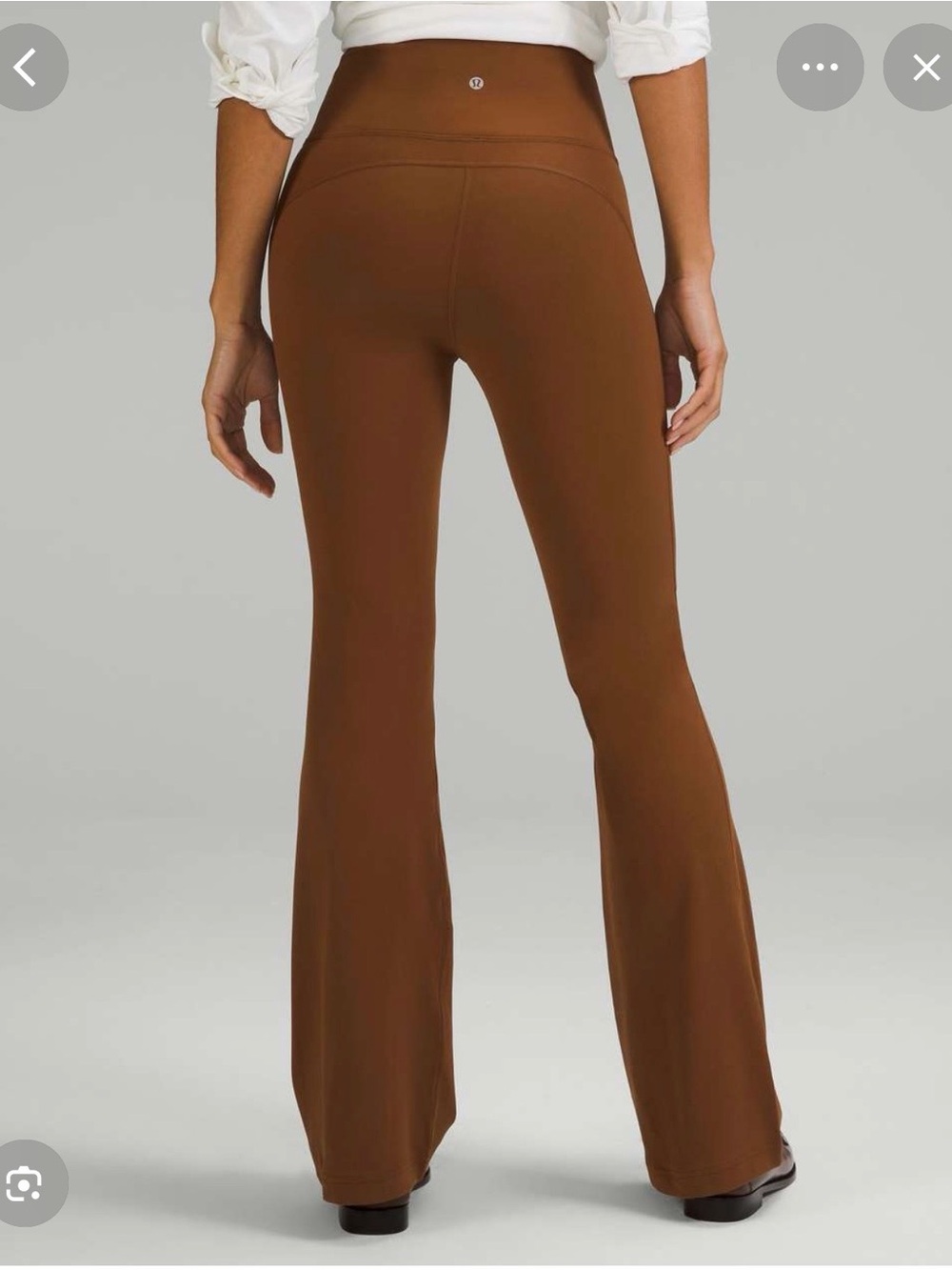 lululemon athletica High-Rise Flare Leggings in Chocolate Brown